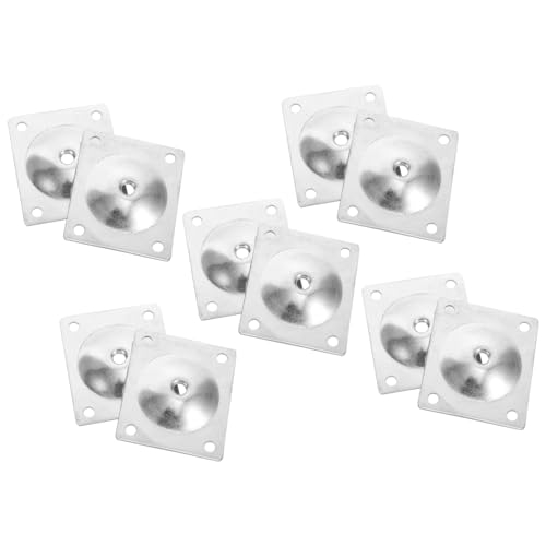 WATIIFUFU 10 Stück Teiliges Möbelbein Montageplatten Schraubenloch Silber Robuste Montagescheiben für Tischbeine Kratzschutz Möbelunterlagen Einfache Installation für Wohn Arbeitsbereiche WATIIFUFU 10 Stück Teiliges Möbelbein Montageplatten Schraubenloch Silber Robuste Montagescheiben für Tischbeine Kratzschutz Möbelunterlagen Einfache Installation für Wohn Arbeitsbereiche von WATIIFUFU