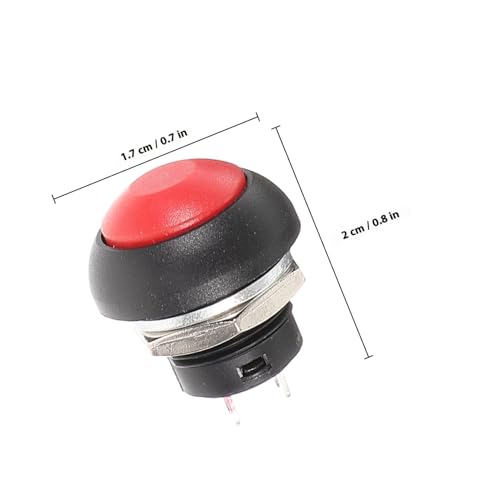WATIIFUFU 10 Stück Teiliges Türklingel Selbstzurückstellender Wasserdichter Drucktaster in Rot und Grün Einfache Installation Für Büro Schule und Außenbereich Momentary Push Button WATIIFUFU 10 Stück Teiliges Türklingel Selbstzurückstellender Wasserdichter Drucktaster in Rot und Grün Einfache Installation Für Büro Schule und Außenbereich Momentary Push Button von WATIIFUFU