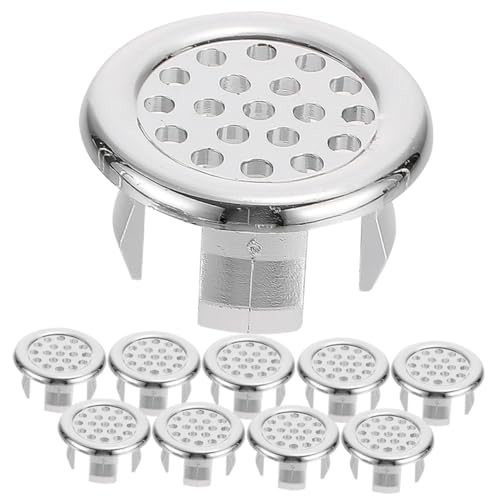WATIIFUFU 10 Stück Teiliges Waschbecken Überlaufabdeckung mit Mesh ring Langlebiger Dekorativer Überlaufschutz für Bad Küchenbecken Spritzwassergeschützt Passend WATIIFUFU 10 Stück Teiliges Waschbecken Überlaufabdeckung mit Mesh ring Langlebiger Dekorativer Überlaufschutz für Bad Küchenbecken Spritzwassergeschützt Passend von WATIIFUFU