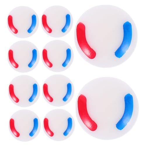 WATIIFUFU 10 Stück Teiliges Wasserhahn Heiß kalt Wasserzeichen aus Robustem Kunststoff Klare Rot blaue Indikatoren Selbstklebende Wasserhahnetiketten für Küche Bad Hotel Einfache Montage von WATIIFUFU