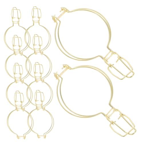 WATIIFUFU 10 Stück Verschlussklammern für Einmachgläser Robuste Drahtschnallen für Glasbehälter für Honiggläser und Vorratsbehälter Hochwertige und Dichtungslösungen für Zuhause und von WATIIFUFU