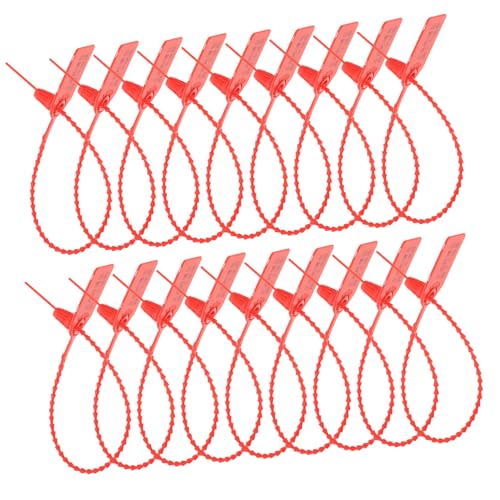 WATIIFUFU 100 Stück Rote Kabelbinder mit Etiketten Reißfest aus Robustem mit Individueller Nummerierung zur Diebstahlsicherung und Kabelkennzeichnung Wetterbeständig für Innen Außenbereich WATIIFUFU 100 Stück Rote Kabelbinder mit Etiketten Reißfest aus Robustem mit Individueller Nummerierung zur Diebstahlsicherung und Kabelkennzeichnung Wetterbeständig für Innen Außenbereich von WATIIFUFU