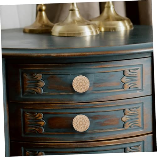 WATIIFUFU 12 Stück Teiliges Keramik Möbelbeschlag mit Blumenmuster Elegante Schubladengriffe für Kommoden und Schränke Langlebige und Pflegeleichte Porzellanknäufe für Möbelhardware WATIIFUFU 12 Stück Teiliges Keramik Möbelbeschlag mit Blumenmuster Elegante Schubladengriffe für Kommoden und Schränke Langlebige und Pflegeleichte Porzellanknäufe für Möbelhardware von WATIIFUFU