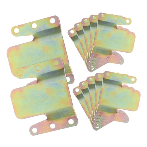 WATIIFUFU 12 Stück Teiliges Metall Sofa Verbinder Robuste Ineinandergreifende Möbelclips mit Schrauben Verbindung für Sektionalsofas Stuhl und Couch Einfache Montage Langlebige von WATIIFUFU