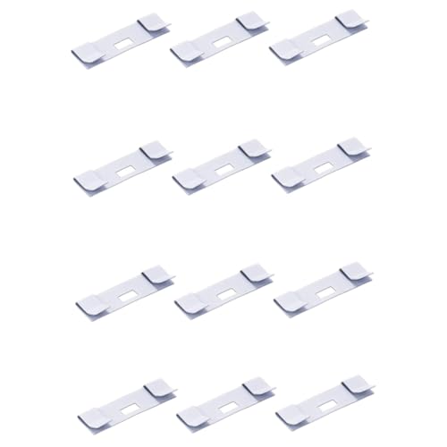WATIIFUFU 12 Stück Teiliges Metall zur Reparatur von Vertikaljalousien mit Weißer Beschichtung Einfache Installation Langlebige Ersatzlamellen für Lamellenvorhang Reparatur und Austausch von WATIIFUFU