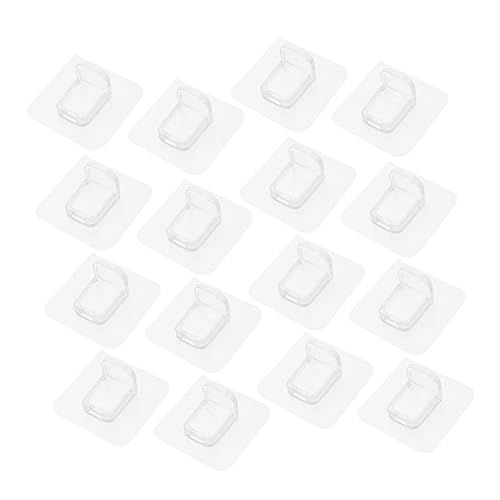 WATIIFUFU 16 Stück Teiliges Selbstklebendes Regalträger Transparente Halterungen für Schrankböden kein Bohren Erforderlich für Küchen und Kleiderschränke WATIIFUFU 16 Stück Teiliges Selbstklebendes Regalträger Transparente Halterungen für Schrankböden kein Bohren Erforderlich für Küchen und Kleiderschränke von WATIIFUFU