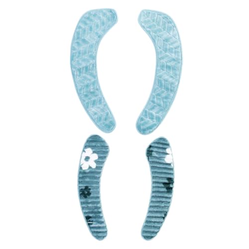 WATIIFUFU 2 Paare Weiche Warme Wc sitzbezüge aus Hochwertigem Polyester und Schwamm Waschbar Atmungsaktiv Rutschfester Toilettensitzbezug für Kleine und Große Klodeckel Blau WATIIFUFU 2 Paare Weiche Warme Wc sitzbezüge aus Hochwertigem Polyester und Schwamm Waschbar Atmungsaktiv Rutschfester Toilettensitzbezug für Kleine und Große Klodeckel Blau von WATIIFUFU