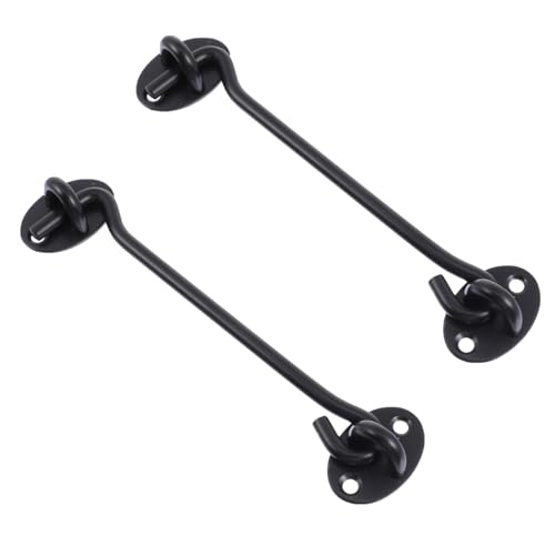 WATIIFUFU 2 Stück Edelstahl Fensterhaken Rostfrei Drehbar für Fenster Türen Tor Verschluss Langlebig und Dekorativ Geeignet für Holzscheunen und Garagentore WATIIFUFU 2 Stück Edelstahl Fensterhaken Rostfrei Drehbar für Fenster Türen Tor Verschluss Langlebig und Dekorativ Geeignet für Holzscheunen und Garagentore von WATIIFUFU