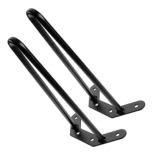 WATIIFUFU 2 Stück Haarnadelbeine Metall 250mm Stabil und Langlebig für Esstische und Schreibtische Selbstgemacht Möbelbeine Einfache Installation von WATIIFUFU