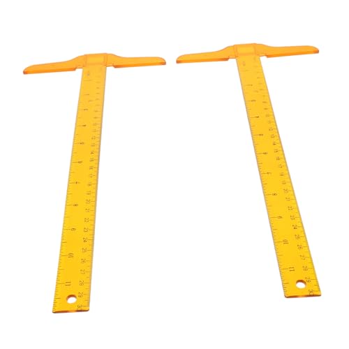 WATIIFUFU 2 Stück Form Lineale aus Robustem Kunststoff Schüler Design Lineale Maßstab Praktische Zeichenwerkzeuge für Schule und Kunst von WATIIFUFU