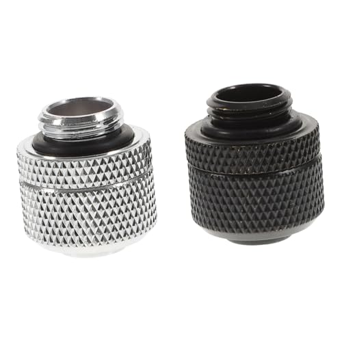 WATIIFUFU 2 Stück PC wasserkühlungsadapter Gewinde Kompressionsanschluss für Computer wasserkühlungssysteme Langlebig Einfach zu Montieren Kompatibel mit Pumpen und Radiatoren Silber WATIIFUFU 2 Stück PC wasserkühlungsadapter Gewinde Kompressionsanschluss für Computer wasserkühlungssysteme Langlebig Einfach zu Montieren Kompatibel mit Pumpen und Radiatoren Silber von WATIIFUFU