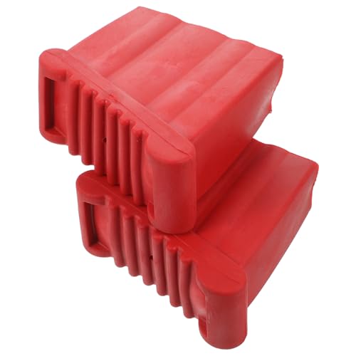 WATIIFUFU 2 Stück Rutschfeste Leiterfüße aus Robustem Gummi Rutschfeste Ersatz Fußkappen für Stehleitern Stabile Trittschutz Pads für Besseren Bodenkontakt und Einfache Montage von WATIIFUFU