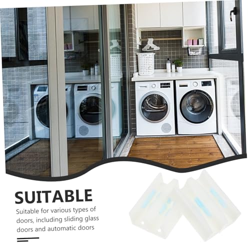 WATIIFUFU 2 Stück Schiebetür Bodenführung Weiß Leise Gleitrad für Glas Automatische Türen Integrierte Montage Kompatibel mit Rahmenlosen Duschtüren und Schiebetürsystemen WATIIFUFU 2 Stück Schiebetür Bodenführung Weiß Leise Gleitrad für Glas Automatische Türen Integrierte Montage Kompatibel mit Rahmenlosen Duschtüren und Schiebetürsystemen von WATIIFUFU