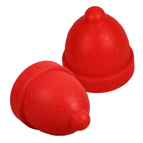 WATIIFUFU 2 Stück Silikon Topfdeckelknopf Schutzkappen Hitzebeständige Topfgriff Abdeckung für Kleine Töpfe und Pfannen Rutschfest Einfach zu Reinigen Langlebig und Wiederverwendbar von WATIIFUFU