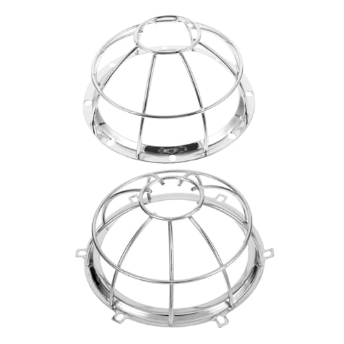 WATIIFUFU 2 Stück Sprinkler Schutzabdeckung aus Robustem Eisen Transparente Schutzhaube für Rauch Feuermelder Einfache Montage Langlebiger Sprinkler Cage für Feuermelder- von WATIIFUFU