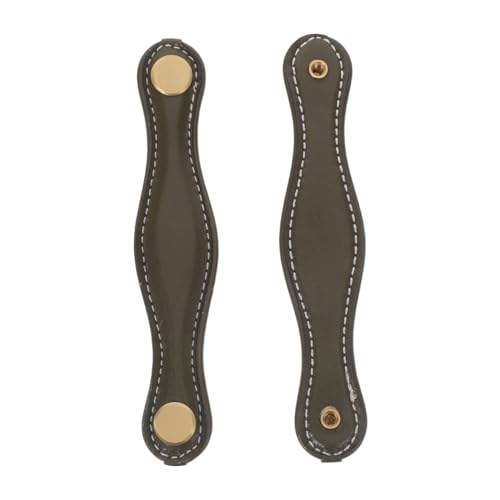 WATIIFUFU 2 Stück Teiliges Dekorative Schrankgriffe aus Kunstleder Minimalistisches Design Weiche PU Lederoberfläche Kleine Schubladengriffe Einfache Montage Vielseitig für Küche Büro WATIIFUFU 2 Stück Teiliges Dekorative Schrankgriffe aus Kunstleder Minimalistisches Design Weiche PU Lederoberfläche Kleine Schubladengriffe Einfache Montage Vielseitig für Küche Büro von WATIIFUFU