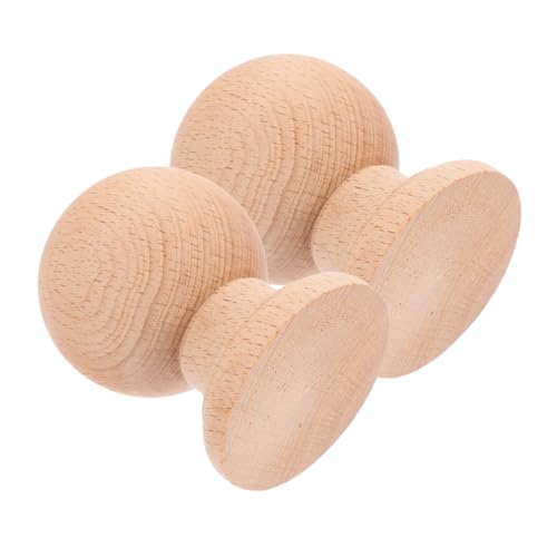 WATIIFUFU 2 Stück Unlackierte Holz-Ball-finials Massivem Holz Dekorative Möbelspitzen mit Feiner Holzmaserung Vielseitig für DIY-projekte Treppen Möbelverzierung Klassische Handwerkskunst WATIIFUFU 2 Stück Unlackierte Holz-Ball-finials Massivem Holz Dekorative Möbelspitzen mit Feiner Holzmaserung Vielseitig für DIY-projekte Treppen Möbelverzierung Klassische Handwerkskunst von WATIIFUFU