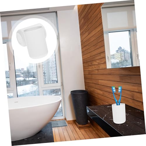 WATIIFUFU 2 Stück Zahnbürstenbecher Weiß Kunststoff Mundspülbecher Mehrweg Trinkbecher Badezimmer Vielseitig Leicht Bruchsicher Ergonomisch WATIIFUFU 2 Stück Zahnbürstenbecher Weiß Kunststoff Mundspülbecher Mehrweg Trinkbecher Badezimmer Vielseitig Leicht Bruchsicher Ergonomisch von WATIIFUFU