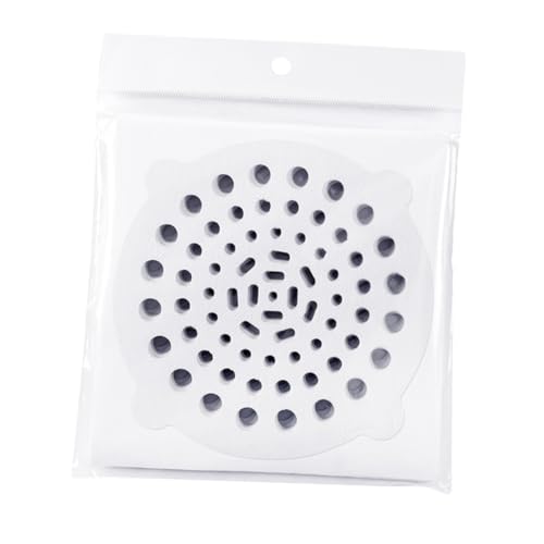 WATIIFUFU 20 Stück Teiliges Abflussfilter Aufkleber aus Vliesstoff Wasserdichtes Selbstklebendes Haarsieb für Waschbecken Badewanne Dusche und Küchenspüle Effektiver Haar Schmutzfänger von WATIIFUFU