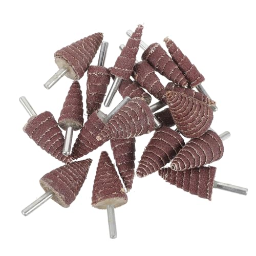 WATIIFUFU 20 Stück Teiliges Konisch Geformt mit Stiel Professionelle Schleifscheiben für Langlebig und Vielseitig Kompatibel mit Rotationswerkzeugen für Präzises Schleifen und Polieren WATIIFUFU 20 Stück Teiliges Konisch Geformt mit Stiel Professionelle Schleifscheiben für Langlebig und Vielseitig Kompatibel mit Rotationswerkzeugen für Präzises Schleifen und Polieren von WATIIFUFU