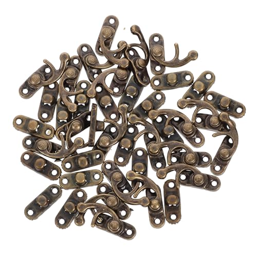 WATIIFUFU 20 Stück Teiliges Retro Cabinet Latch aus Robustem Metall Langlebige Antik bronze türverriegelung Vielseitig für Schmuckschatullen Holzkisten DIY projekte Einfache Montage Links WATIIFUFU 20 Stück Teiliges Retro Cabinet Latch aus Robustem Metall Langlebige Antik bronze türverriegelung Vielseitig für Schmuckschatullen Holzkisten DIY projekte Einfache Montage Links von WATIIFUFU