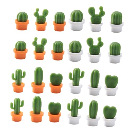 WATIIFUFU 24 Stück Teiliges Magnetisches Kühlschrankdekor Stereoskopische Aufkleber Cartoon Küchenmagneten Deko Sticker in Orange und Weiß für Kreative Kühlschrankgestaltung von WATIIFUFU