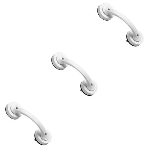 WATIIFUFU 3 Stück Sichere Saugnapf Haltegriffe für und Dusche Rutschfester Badezimmergriff für Senioren und Einfache Installation Glatten Oberflächen Klassisches Weiß WATIIFUFU 3 Stück Sichere Saugnapf Haltegriffe für und Dusche Rutschfester Badezimmergriff für Senioren und Einfache Installation Glatten Oberflächen Klassisches Weiß von WATIIFUFU