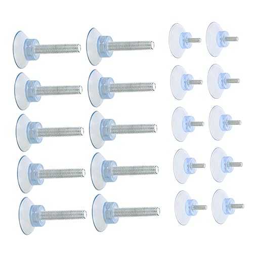 WATIIFUFU 32 Stück Teiliges Möbel fußnivellierset mit Verstellbaren PVC saugnäpfen rutschfest Geräuschdämpfend Geeignet für Glas Holzmöbel Inklusive Verschiedenen Schraubengrößen für von WATIIFUFU