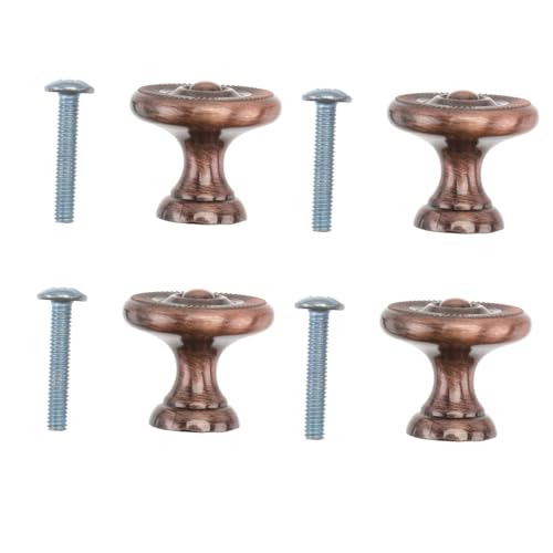 WATIIFUFU 4 STÜCKE Vintage Möbelknöpfe Antike Schubladengriffe Retro Stil Zinklegierung Möbelgriff für Küchenschränke Kommoden Kleiderschränke von WATIIFUFU