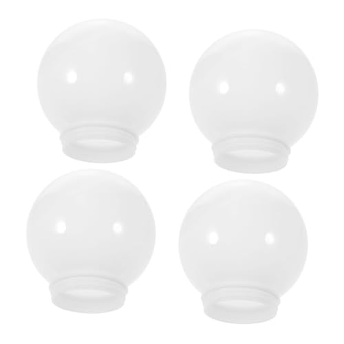 WATIIFUFU 4 Stück Acryl Kugellampen Ersatz Lampenschirme Ø10cm Weiß Milchig Wetterfest Garten Terrassenbeleuchtung Outdoor Leuchten Schutzkappen Langlebig Pflegeleicht 4 Stück Gewinde WATIIFUFU 4 Stück Acryl Kugellampen Ersatz Lampenschirme Ø10cm Weiß Milchig Wetterfest Garten Terrassenbeleuchtung Outdoor Leuchten Schutzkappen Langlebig Pflegeleicht 4 Stück Gewinde von WATIIFUFU