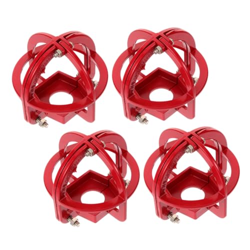 WATIIFUFU 4 Stück Feuersprinkler-kopfschutz Metall Robuster Sprinklerkopf-schutzkäfig mit Auffälliger Roter Farbe Einfache Montage Geeignet für Innenbereiche in Büro Zuhause und WATIIFUFU 4 Stück Feuersprinkler-kopfschutz Metall Robuster Sprinklerkopf-schutzkäfig mit Auffälliger Roter Farbe Einfache Montage Geeignet für Innenbereiche in Büro Zuhause und von WATIIFUFU