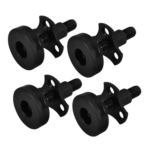WATIIFUFU 4 Stück Höhenverstellbare Möbelfüße mit Schrauben und Schlüssel Verstellbare Nivellierfüße aus Carbonstahl und Kunststoff Robust rutschfest für Tische Schränke und WATIIFUFU 4 Stück Höhenverstellbare Möbelfüße mit Schrauben und Schlüssel Verstellbare Nivellierfüße aus Carbonstahl und Kunststoff Robust rutschfest für Tische Schränke und von WATIIFUFU