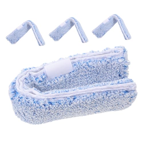 WATIIFUFU 4 Stück Mikrofaser Ersatzpads Wiederverwendbare Fensterreinigung Nachfüllpads Für Fenster Spiegel Glas Tisch Kompatibel Mit Standard Wischern Einfach Anzubringen Umweltfreundlich WATIIFUFU 4 Stück Mikrofaser Ersatzpads Wiederverwendbare Fensterreinigung Nachfüllpads Für Fenster Spiegel Glas Tisch Kompatibel Mit Standard Wischern Einfach Anzubringen Umweltfreundlich von WATIIFUFU