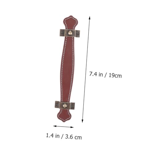 WATIIFUFU 4 Stück Pu Möbelgriffe Vintage Stil Schubladengriffe Schrankgriffe für Küchenschränke und Möbel Weiche Pu ledergriffe mit Zinklegierung Passend für Wohnzimmer Badezimmer WATIIFUFU 4 Stück Pu Möbelgriffe Vintage Stil Schubladengriffe Schrankgriffe für Küchenschränke und Möbel Weiche Pu ledergriffe mit Zinklegierung Passend für Wohnzimmer Badezimmer von WATIIFUFU