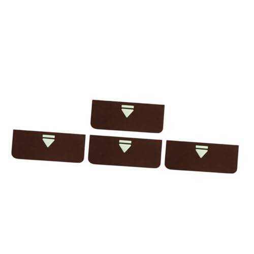 WATIIFUFU 4 Stück Rutschfeste Treppenmatten Selbstklebend mit Leuchtendem Pfeilmuster Schalldämmend Waschbar Kratzschutz für Rutschfeste Treppenstufenmatten für Haushalt mit Kindersicherem von WATIIFUFU