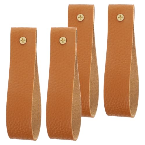 WATIIFUFU 4 Stück Teiliges Lederband Gardinenstangenhalterung Wandhaken Boho Stil Dekorative Halter für Innenbereich Vielseitig Einsetzbar zum Aufhängen von Vorhängen Handtüchern und WATIIFUFU 4 Stück Teiliges Lederband Gardinenstangenhalterung Wandhaken Boho Stil Dekorative Halter für Innenbereich Vielseitig Einsetzbar zum Aufhängen von Vorhängen Handtüchern und von WATIIFUFU