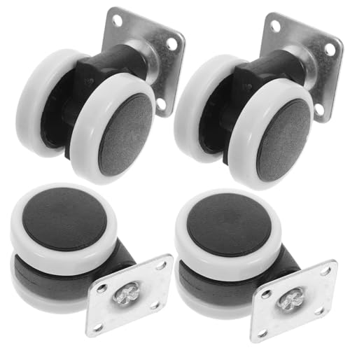 WATIIFUFU 4 Stück Teiliges Möbelrollen Leise Schwerlast Lenkrollen ohne Bremse Drehbar für Babybett Möbel Werkbank Einfache Montage Stabile und Geräuscharme Möbelräder WATIIFUFU 4 Stück Teiliges Möbelrollen Leise Schwerlast Lenkrollen ohne Bremse Drehbar für Babybett Möbel Werkbank Einfache Montage Stabile und Geräuscharme Möbelräder von WATIIFUFU