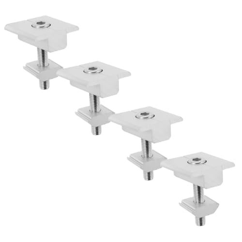 WATIIFUFU 4 Stück Teiliges Verstellbare Solar Panel Mittelklemmen aus Aluminium für Dachhalterung Hohe Stabilität Einfache Installation Korrosionsbeständig Geeignet für Photovoltaik WATIIFUFU 4 Stück Teiliges Verstellbare Solar Panel Mittelklemmen aus Aluminium für Dachhalterung Hohe Stabilität Einfache Installation Korrosionsbeständig Geeignet für Photovoltaik von WATIIFUFU