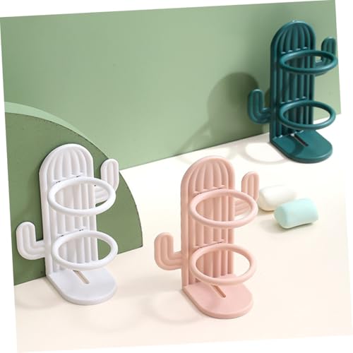 WATIIFUFU 4 Stück Teiliges Wandmontiertes Elektrisches Zahnbürstenhalter Kaktusform Zahnbürstenständer Ohne Bohren Platzsparend Stabil Für Badezimmer Badaccessoire von WATIIFUFU