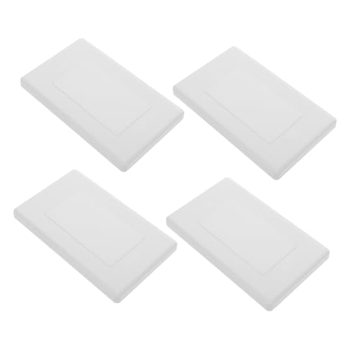 WATIIFUFU 4 Stück Wandabdeckplatten für Elektrische Anschlussdosen Kunststoff Abdeckungen für Decken und Wandboxen Installieren Schützt Kabel und Sorgt für WATIIFUFU 4 Stück Wandabdeckplatten für Elektrische Anschlussdosen Kunststoff Abdeckungen für Decken und Wandboxen Installieren Schützt Kabel und Sorgt für von WATIIFUFU