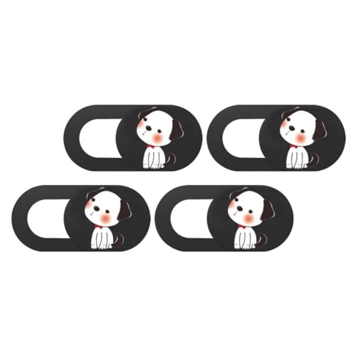 WATIIFUFU 4er-Pack Webcam-Abdeckung Mit Haustierhund-Muster Für Notebook-Laptop-sichtschutz-schieberegler Gpo6c von WATIIFUFU