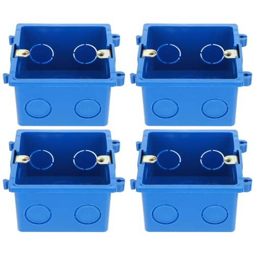 WATIIFUFU 4 Stück Wetterfeste Kabelbox PVC Abzweigdose Schutzgehäuse Flammhemmend Langlebig für Elektroanschlüsse Zuhause Einfache Montage WATIIFUFU 4 Stück Wetterfeste Kabelbox PVC Abzweigdose Schutzgehäuse Flammhemmend Langlebig für Elektroanschlüsse Zuhause Einfache Montage von WATIIFUFU