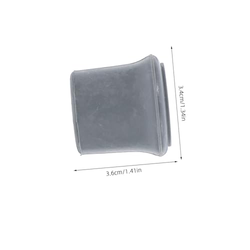 WATIIFUFU 4 Stück rutschfeste Gummifüße Ersatzspitzen für Duschstuhl Badewannenhocker Toilettenstuhl und Gehstock rutschfest Leicht Einfach zu Montieren Sicherer Halt Nassen Böden von WATIIFUFU