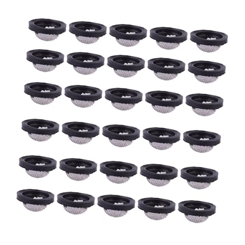 WATIIFUFU 40 Stück Teiliges Gummi Dichtungsring mit Edelstahl Filternetz Dichtungsscheiben für Brauseschlauch Handbrause und Wasserhahn Wasserdichtes Filter Sieb zur Leckagevermeidung von WATIIFUFU
