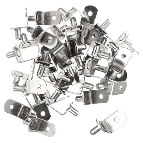 WATIIFUFU 40 Stück Teiliges Metallbodenhalter für Holzregale Lange Verzinkte Regalbodenträger mit Form Stabile Regalstützen für Küchenschränke Bücherregale Vitrinen und Kleiderschränke WATIIFUFU 40 Stück Teiliges Metallbodenhalter für Holzregale Lange Verzinkte Regalbodenträger mit Form Stabile Regalstützen für Küchenschränke Bücherregale Vitrinen und Kleiderschränke von WATIIFUFU