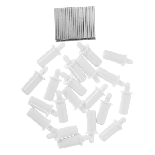 WATIIFUFU 40 Stück Teiliges Shutter Repair Kit aus Edelstahl und Kunststoff Langlebige und Rostfreie Louver Staples und Pins Geeignet für Verschiedene Holz und Farbtypen für Präzise von WATIIFUFU