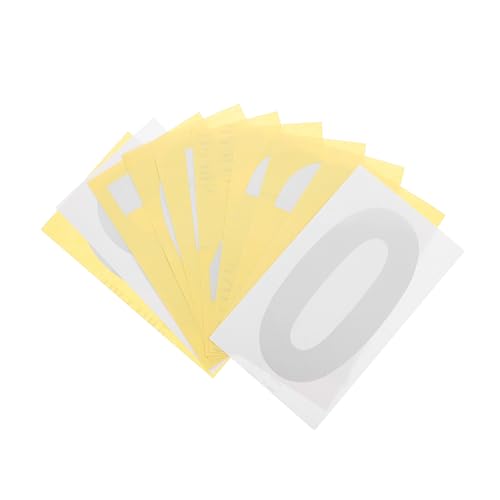 WATIIFUFU 5 Sätze Reflektierende Selbstklebende Briefkastenzahlen aus Pet Wetterfest Langlebig für Hausnummern Außenbereich Einfach Anzubringen Sichtbar bei Dunkelheit Wetterbeständig und von WATIIFUFU