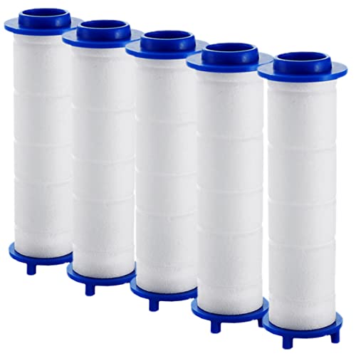 WATIIFUFU 5 Stück Teiliges Abnehmbarer Duschfilter Professioneller Wasserfilter für Duschköpfe Geeignet für Hartes Wasser und Brunnenwasser Einfache Installation und Austausch von WATIIFUFU