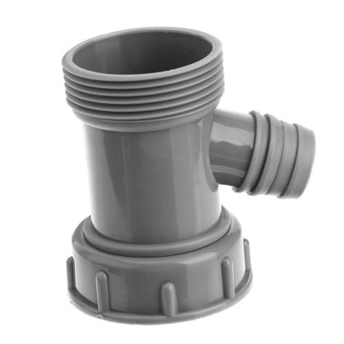 WATIIFUFU 5 Stück Teiliges Küchen spülenabflussrohr Robustem PP Kunststoff Dreifach Anschluss mit Überlauffunktion Kompatibel mit Einzelbecken Langlebig und Einfach zu Montieren als von WATIIFUFU