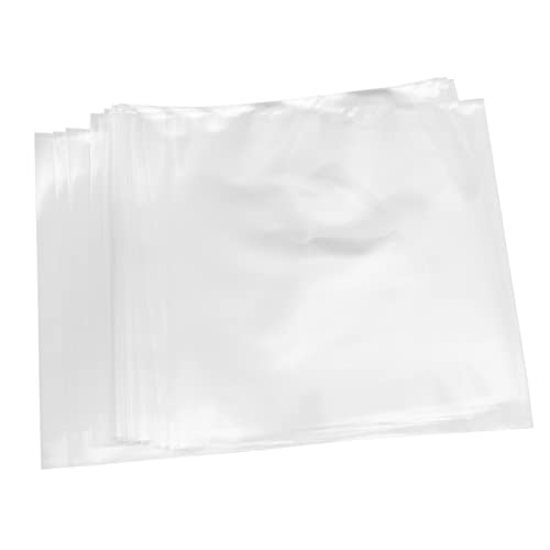 WATIIFUFU 12 Zoll Flache Vinyl Record 50 Stücke Rekord Plastiktüten Hülse Keine Dichtung Verdickt Breite Klappe von WATIIFUFU
